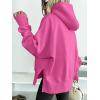 imageANRABESS Womens Oversized Hoodies Long Sleeve Fleece Side Slit Hooded Sweatshirts Pullover 2025 Fall Outfits Y2K ClothesHot Pink