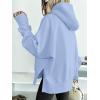 imageANRABESS Womens Oversized Hoodies Long Sleeve Fleece Side Slit Hooded Sweatshirts Pullover 2025 Fall Outfits Y2K ClothesLight Blue