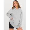 imageANRABESS Womens Oversized Hoodies Long Sleeve Fleece Side Slit Hooded Sweatshirts Pullover 2025 Fall Outfits Y2K ClothesLight Grey