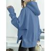 imageANRABESS Womens Oversized Hoodies Long Sleeve Fleece Side Slit Hooded Sweatshirts Pullover 2025 Fall Outfits Y2K ClothesSky Blue