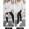 imageANRABESS Womens Oversized Hoodies Long Sleeve Fleece Side Slit Hooded Sweatshirts Pullover 2025 Fall Outfits Y2K ClothesWhite