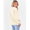 imageANRABESS Womens Oversized Sweatshirts Quarter Zip Long Sleeve Comfy Casual Pullover Tops 2025 Fall Trendy Y2K ClothesAlmond