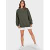 imageANRABESS Womens Oversized Sweatshirts Turtleneck Pullover Long Sleeve Hoodies Tops 2025 Fall Fashion Preppy OutfitsArmygreen