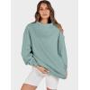 imageANRABESS Womens Oversized Sweatshirts Turtleneck Pullover Long Sleeve Hoodies Tops 2025 Fall Fashion Preppy OutfitsLight Green