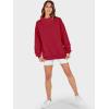 imageANRABESS Womens Oversized Sweatshirts Turtleneck Pullover Long Sleeve Hoodies Tops 2025 Fall Fashion Preppy OutfitsRed