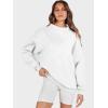 imageANRABESS Womens Oversized Sweatshirts Turtleneck Pullover Long Sleeve Hoodies Tops 2025 Fall Fashion Preppy OutfitsWhite