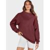 imageANRABESS Womens Oversized Sweatshirts Turtleneck Pullover Long Sleeve Hoodies Tops 2025 Fall Fashion Preppy OutfitsWine Red