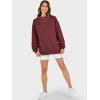 imageANRABESS Womens Oversized Sweatshirts Turtleneck Pullover Long Sleeve Hoodies Tops 2025 Fall Fashion Preppy OutfitsWine Red