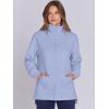 imageANRABESS Womens Quarter Zip Oversized Long Sleeve Ribbed Knit Tunic SweatshirtsLight Blue