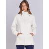 imageANRABESS Womens Quarter Zip Oversized Long Sleeve Ribbed Knit Tunic SweatshirtsWhite