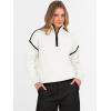 imageANRABESS Womens Quarter Zip Sweaters 2025 Fall Long Sleeve V Neck Collared Business Casual Tops Knit Pullover Sweater ShirtsWhite