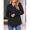 imageANRABESS Womens Quarter Zip Sweatshirts 2025 Fall Long Sleeve Comfy Relaxed Casual Lightweight Pullover Tops with ThumbholeBlack