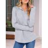 imageANRABESS Womens Quarter Zip Sweatshirts 2025 Fall Long Sleeve Comfy Relaxed Casual Lightweight Pullover Tops with ThumbholeLight Grey