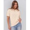 imageANRABESS Womens Short Sleeve Sweater Tops 2025 Spring Summer Business Casual Crewneck Trendy Knit Textured Lightweight ShirtsApricot