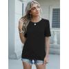 imageANRABESS Womens Short Sleeve Sweater Tops 2025 Spring Summer Business Casual Crewneck Trendy Knit Textured Lightweight ShirtsBlack