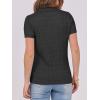 imageANRABESS Womens Short Sleeve Sweaters Tops Polo V Neck Button Cable Knit Pullover Business Shirts 2025 Summer Casual OutfitsBlack