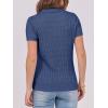 imageANRABESS Womens Short Sleeve Sweaters Tops Polo V Neck Button Cable Knit Pullover Business Shirts 2025 Summer Casual OutfitsBlue