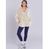 imageANRABESS Womens Sweatshirt Sherpa Fuzzy Fleece Zip Up Hoodies Cozy Pullover Soft Sweaters Tops 2025 Fall Trendy ClothesApricot