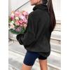 imageANRABESS Womens Sweatshirt Sherpa Fuzzy Fleece Zip Up Hoodies Cozy Pullover Soft Sweaters Tops 2025 Fall Trendy ClothesBlack