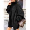 imageANRABESS Womens Sweatshirt Sherpa Fuzzy Fleece Zip Up Hoodies Cozy Pullover Soft Sweaters Tops 2025 Fall Trendy ClothesBlack
