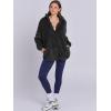 imageANRABESS Womens Sweatshirt Sherpa Fuzzy Fleece Zip Up Hoodies Cozy Pullover Soft Sweaters Tops 2025 Fall Trendy ClothesBlack