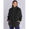 imageANRABESS Womens Sweatshirt Sherpa Fuzzy Fleece Zip Up Hoodies Cozy Pullover Soft Sweaters Tops 2025 Fall Trendy ClothesBlack