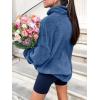 imageANRABESS Womens Sweatshirt Sherpa Fuzzy Fleece Zip Up Hoodies Cozy Pullover Soft Sweaters Tops 2025 Fall Trendy ClothesDeep Blue