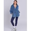 imageANRABESS Womens Sweatshirt Sherpa Fuzzy Fleece Zip Up Hoodies Cozy Pullover Soft Sweaters Tops 2025 Fall Trendy ClothesDeep Blue