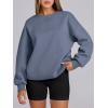imageANRABESS Womens Sweatshirts Oversized Fleece Crew Neck Pullover Hoodies Casual Comfy 2025 Fall Fashion Basic SweatshirtGreyblue