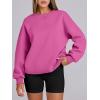 imageANRABESS Womens Sweatshirts Oversized Fleece Crew Neck Pullover Hoodies Casual Comfy 2025 Fall Fashion Basic SweatshirtHotpink