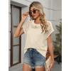 imageANRABESS Womens Tops 2025 Trendy Summer Shirts Crochet Cap Sleeve Knitted Sweater Beach Vacation Clothes Fall Fashion OutfitsBeige