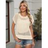 imageANRABESS Womens Tops 2025 Trendy Summer Shirts Crochet Cap Sleeve Knitted Sweater Beach Vacation Clothes Fall Fashion OutfitsBeige