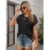 imageANRABESS Womens Tops 2025 Trendy Summer Shirts Crochet Cap Sleeve Knitted Sweater Beach Vacation Clothes Fall Fashion OutfitsBlack