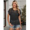 imageANRABESS Womens Tops 2025 Trendy Summer Shirts Crochet Cap Sleeve Knitted Sweater Beach Vacation Clothes Fall Fashion OutfitsBlack