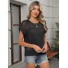 imageANRABESS Womens Tops 2025 Trendy Summer Shirts Crochet Cap Sleeve Knitted Sweater Beach Vacation Clothes Fall Fashion OutfitsBlack