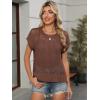 imageANRABESS Womens Tops 2025 Trendy Summer Shirts Crochet Cap Sleeve Knitted Sweater Beach Vacation Clothes Fall Fashion OutfitsBrown