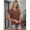 imageANRABESS Womens Tops 2025 Trendy Summer Shirts Crochet Cap Sleeve Knitted Sweater Beach Vacation Clothes Fall Fashion OutfitsBrown