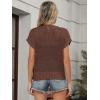 imageANRABESS Womens Tops 2025 Trendy Summer Shirts Crochet Cap Sleeve Knitted Sweater Beach Vacation Clothes Fall Fashion OutfitsBrown