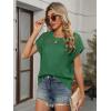 imageANRABESS Womens Tops 2025 Trendy Summer Shirts Crochet Cap Sleeve Knitted Sweater Beach Vacation Clothes Fall Fashion OutfitsGreen