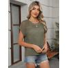 imageANRABESS Womens Tops 2025 Trendy Summer Shirts Crochet Cap Sleeve Knitted Sweater Beach Vacation Clothes Fall Fashion OutfitsLight Green