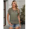 imageANRABESS Womens Tops 2025 Trendy Summer Shirts Crochet Cap Sleeve Knitted Sweater Beach Vacation Clothes Fall Fashion OutfitsLight Green