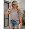 imageANRABESS Womens Tops 2025 Trendy Summer Shirts Crochet Cap Sleeve Knitted Sweater Beach Vacation Clothes Fall Fashion OutfitsLight Khaki