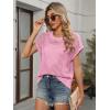 imageANRABESS Womens Tops 2025 Trendy Summer Shirts Crochet Cap Sleeve Knitted Sweater Beach Vacation Clothes Fall Fashion OutfitsPink