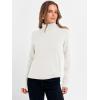 imageANRABESS Womens Turtleneck Long Sleeve Sweater Tops Casual Soft Knit Fit Lightweight Basic Pullover 2025 Fall Work OutfitsCream White