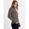 imageANRABESS Womens Turtleneck Long Sleeve Sweater Tops Casual Soft Knit Fit Lightweight Basic Pullover 2025 Fall Work OutfitsDark Taupe