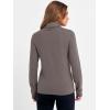 imageANRABESS Womens Turtleneck Long Sleeve Sweater Tops Casual Soft Knit Fit Lightweight Basic Pullover 2025 Fall Work OutfitsDark Taupe
