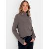imageANRABESS Womens Turtleneck Long Sleeve Sweater Tops Casual Soft Knit Fit Lightweight Basic Pullover 2025 Fall Work OutfitsDark Taupe