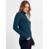 imageANRABESS Womens Turtleneck Long Sleeve Sweater Tops Casual Soft Knit Fit Lightweight Basic Pullover 2025 Fall Work OutfitsDark Teal