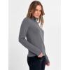 imageANRABESS Womens Turtleneck Long Sleeve Sweater Tops Casual Soft Knit Fit Lightweight Basic Pullover 2025 Fall Work OutfitsDeep Grey