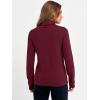 imageANRABESS Womens Turtleneck Long Sleeve Sweater Tops Casual Soft Knit Fit Lightweight Basic Pullover 2025 Fall Work OutfitsWine Red